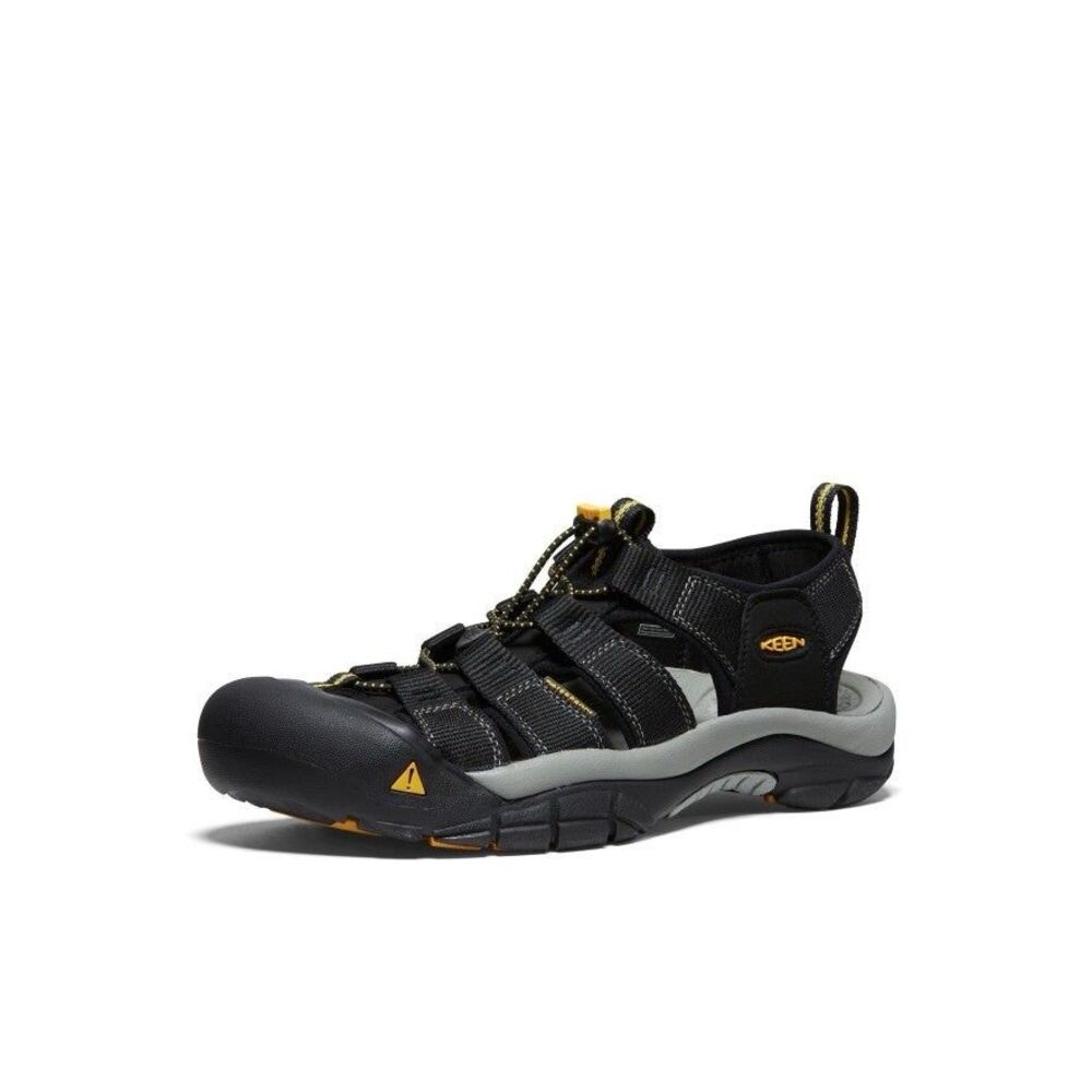 New Keen Men Newport H2 Sandal Black 9.5 Water Hiking Boating Arch Support Comfy - Picture 4 of 16